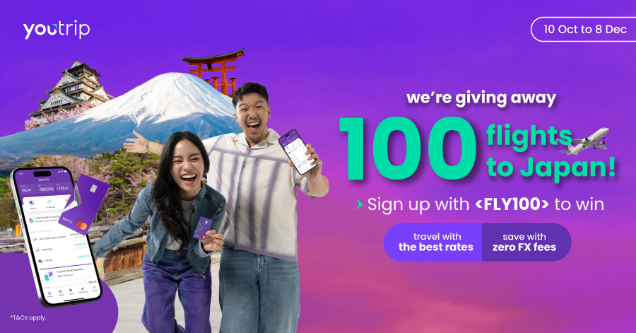 We're Giving Away 100 Flights To Japan!